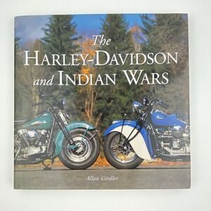 The Harley Davidson and Indian Wars Book by Allan Girdler Motorcycle History